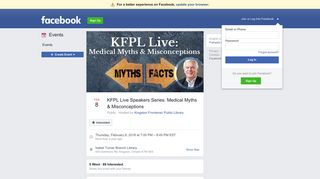 KFPL Live Speakers Series: Medical Myths & Misconceptions