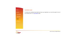 The KG Group - Candidate Login Portal