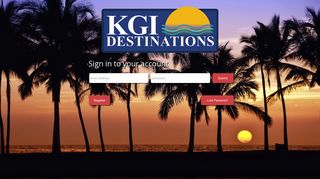 KGI Destinations - Login