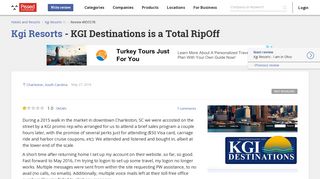 Kgi Resorts - KGI Destinations is a Total RipOff Jun 05, 2018 @ Pissed ...