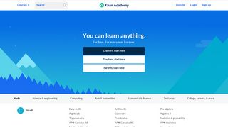 Khan Academy | Free Online Courses, Lessons & Practice