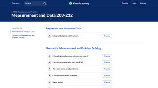 Measurement and Data 203-212 | MAP ... - Khan Academy