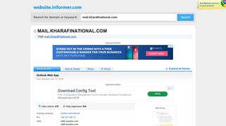 mail.kharafinational.com at WI. Outlook Web App - Website Informer