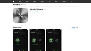 KHCONF Listener on the App Store - iTunes - Apple