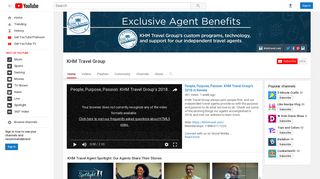 KHM Travel Group - YouTube