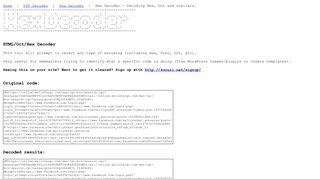 HTML/Oct/Hex Decoder - PHP Decoder