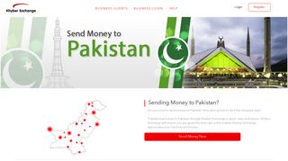 Send Money to Pakistan - Khyber Exchange Worldwide Money Transfer