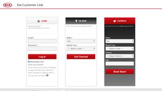 Schedule an Appointment - Kia Customer Link