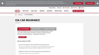 Kia Car Insurance & Insurance Covers | Kia Motors UK