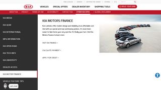 Kia Motors Financing - Auto Loans and Leasing Options