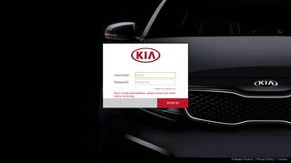 Kia Australia - Dealer Portal - Login Page :: Site by Nidasu ::