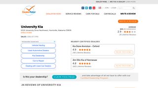 University Kia - Kia, Service Center - Dealership Ratings