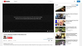 Tommy Meharey installs ki Alta blinds.mov - YouTube