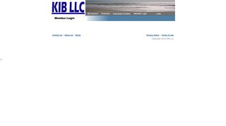 KIB LLC - Memeber Login
