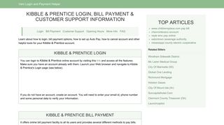 Kibble & Prentice Login, Bill Payment ... - credit card Capital One