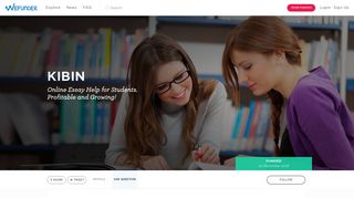 Kibin | Online Essay Help for Students. Profitable and ... - Wefunder