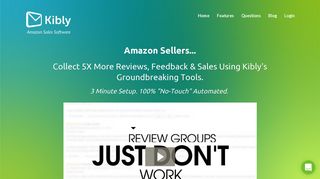 Supercharge Your Amazon Listings — Kibly, Amazon Review Software