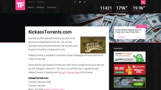 KickassTorrents.com ~ TorrentFreak