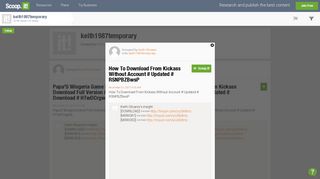 How To Download From Kickass Without Account # ... - Scoop.it