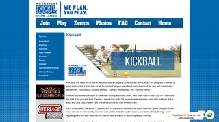 Kickball - Nashville - Nashville Sports Leagues