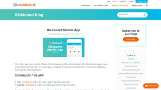 Kickboard Mobile App | Kickboard UK