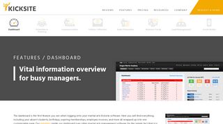 Dashboard - Kicksite Martial Arts Management Software