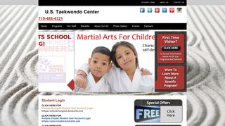 Student Login - U.S. Taekwondo Center - Colorado Springs Martial Arts