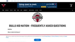 Bulls Kid Nation - Frequently Asked Questions | Chicago Bulls