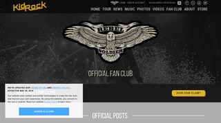 REBEL SOLDIER Official Fan Club - Kid Rock