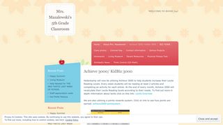 Achieve 3000/ KidBiz 3000 | Mrs. Mazalewski's 5th Grade Classroom