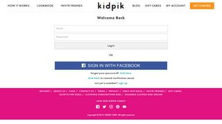 Kidpik - Log In | Sign In To Your Kidpik Account