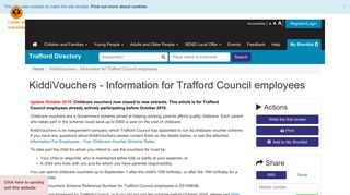 KiddiVouchers - Information for Trafford Council employees ...