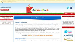 Guaranteeing excellent value - KiddiVouchers Childcare Vouchers