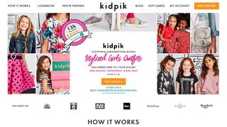 #1 Monthly Clothing Subscription Boxes For Girls | kidpik