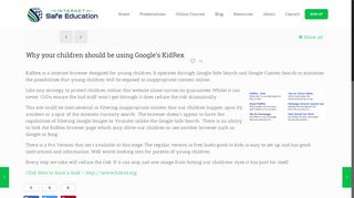 Why your children should be using Google's KidRex - Internet Safe ...