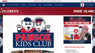 Join the PawSox Kid's Club | Red Sox - MiLB.com