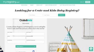Crate and Kids Registry | MyRegistry.com