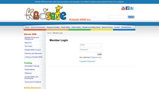 Member Login - Kidsafe NSW Inc.