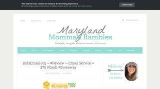 KidsEmail.org ~ #Review ~ Email Service + $75 #Cash #Giveaway ...