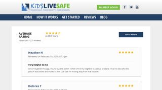Reviews - Kids Live Safe