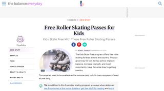 Kids Skate Free With These Free Roller Skating Passes