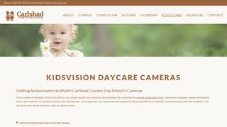 About KidsVision - Carlsbad Country Day School