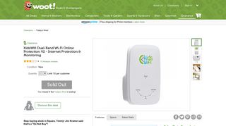 KidsWifi Dual-Band WiFi Online Protection - Clearance.Woot