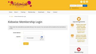 Kidswise Membership Login