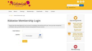 Kidswise Membership Login