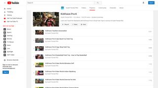 KidVision Pre-K - YouTube