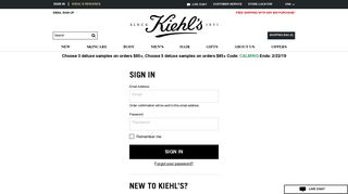 Create an Account - Sign Up for My Kiehl's Account - Kiehl's