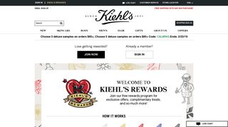 Skincare Rewards Loyalty Program - Kiehl's