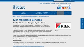 West Mercia Police - Kier Workplace Services