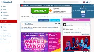 Sign up to be a kiis club vip for exclusive access to our #wangotango ...
